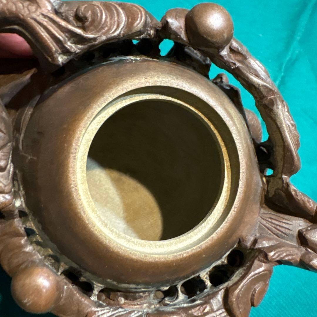 中国茶器 龍彫刻 急須