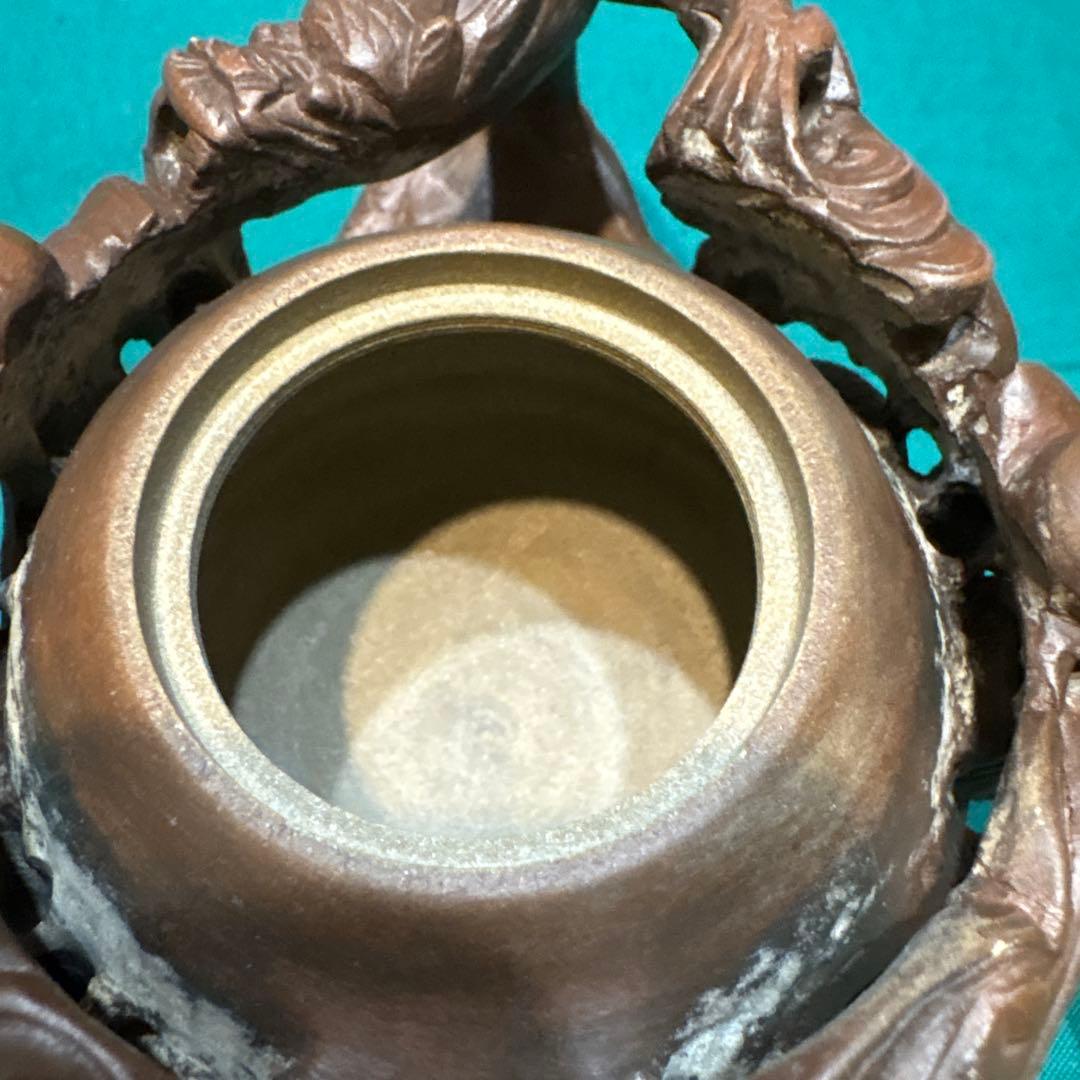 中国茶器 龍彫刻 急須