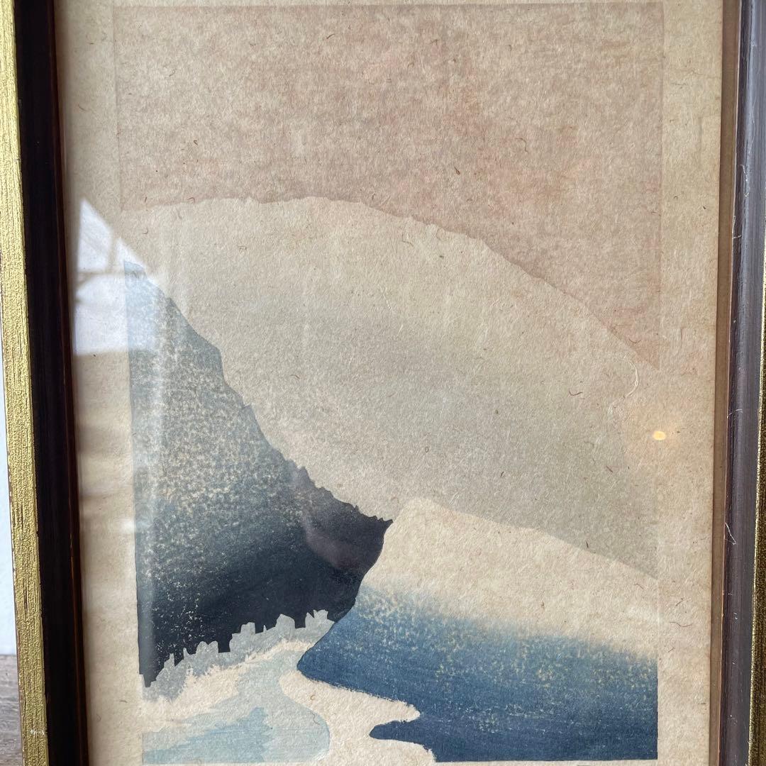 「Kyoto winter Day」版画　額付　本人サイン入　26.2.14−1