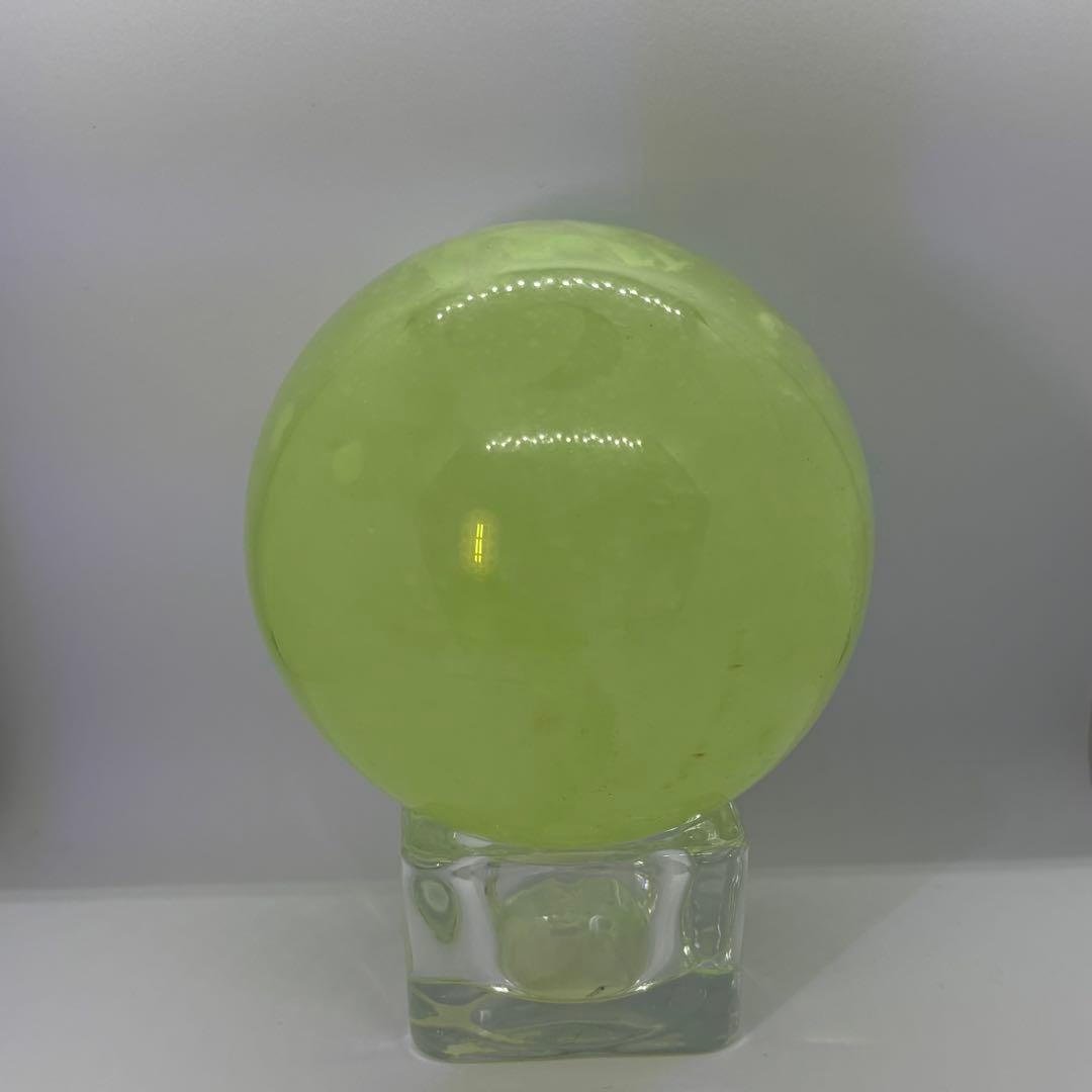 ブドウ石（プレナイト）スフィア 92mm 大玉