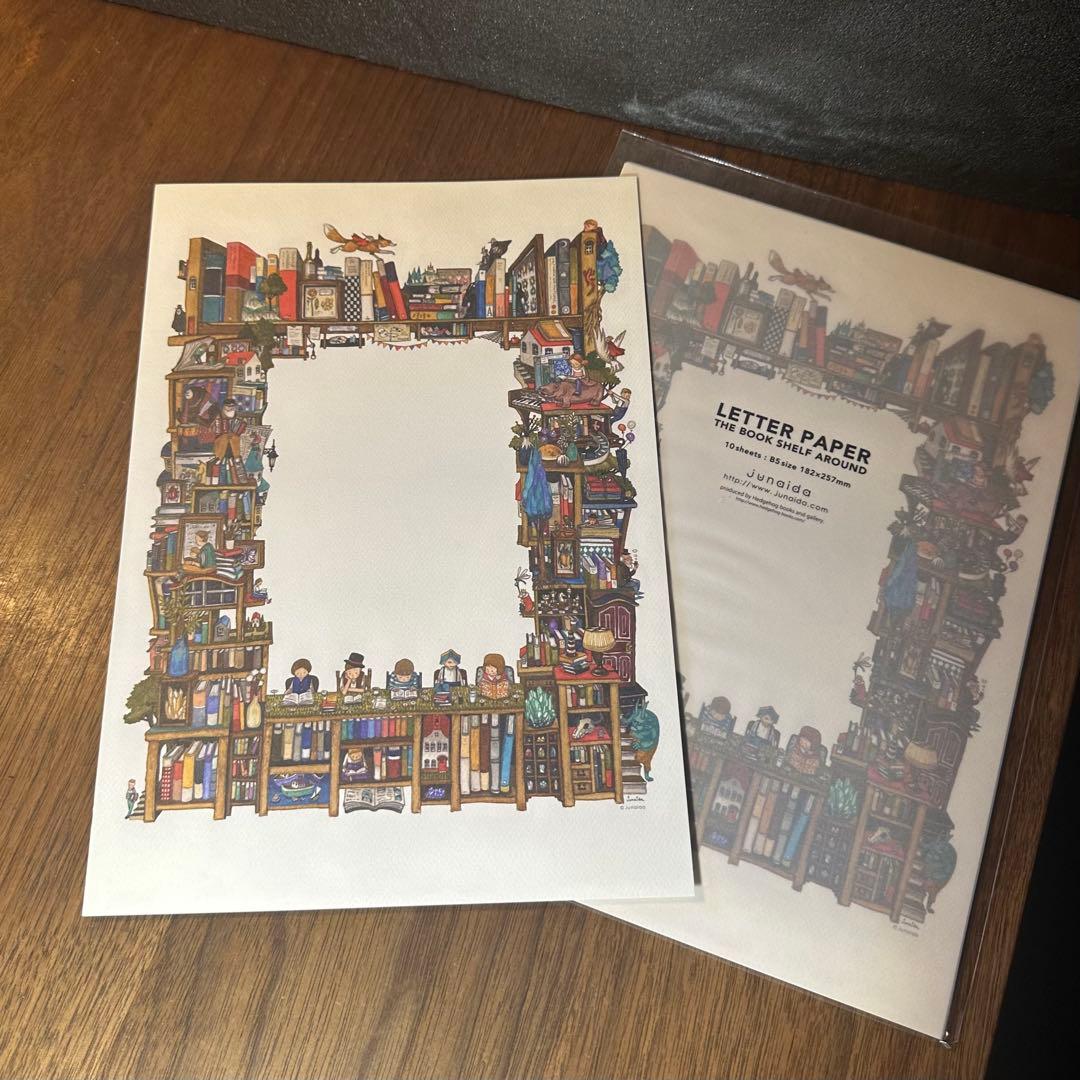 ジュナイダjunaidaレターペーパーとカード、プレイカードのセット