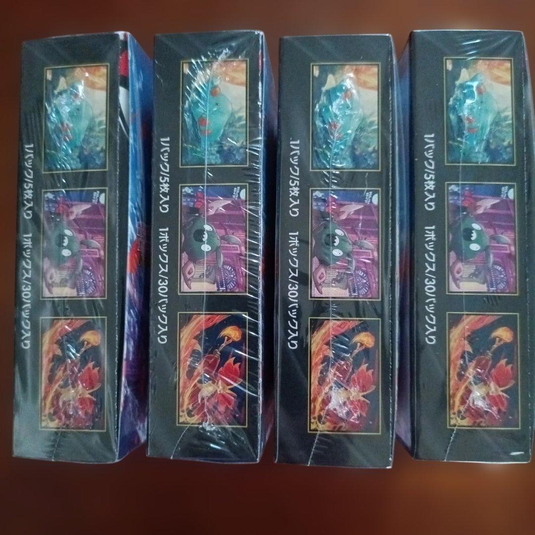 ポケモンカードゲームMEGA ニンジャスピナーシュリンク付き4BOX