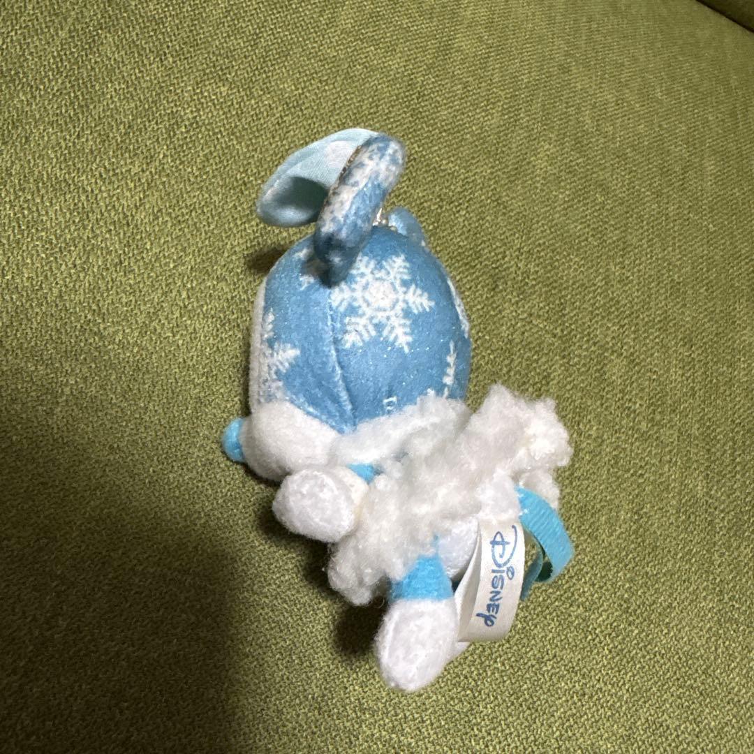 ミッキーとミニー 雪の結晶 キーホルダー