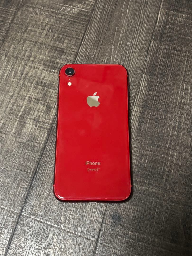 iPhone アイフォン テンアール iPhoneXR レッド本体　おまけ付き