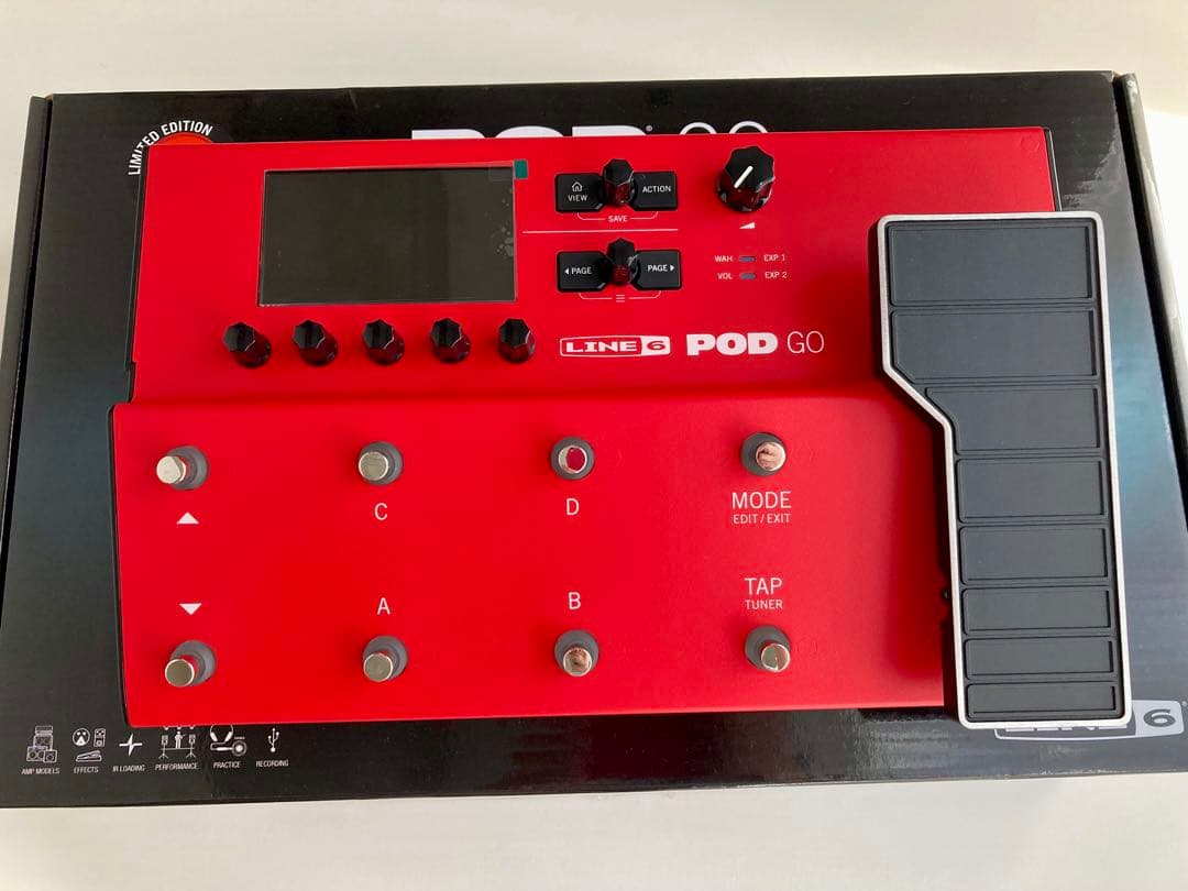 [限定カラー]Line 6 POD Go Limited Edition Red
