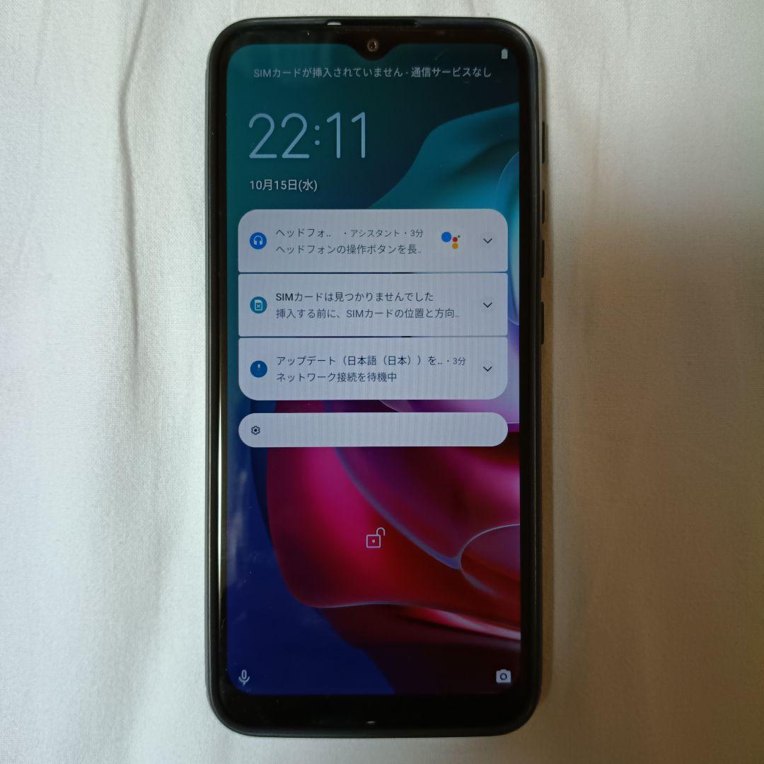 アンドロイド　モトローラ　moto g30 本体　取扱説明書付き