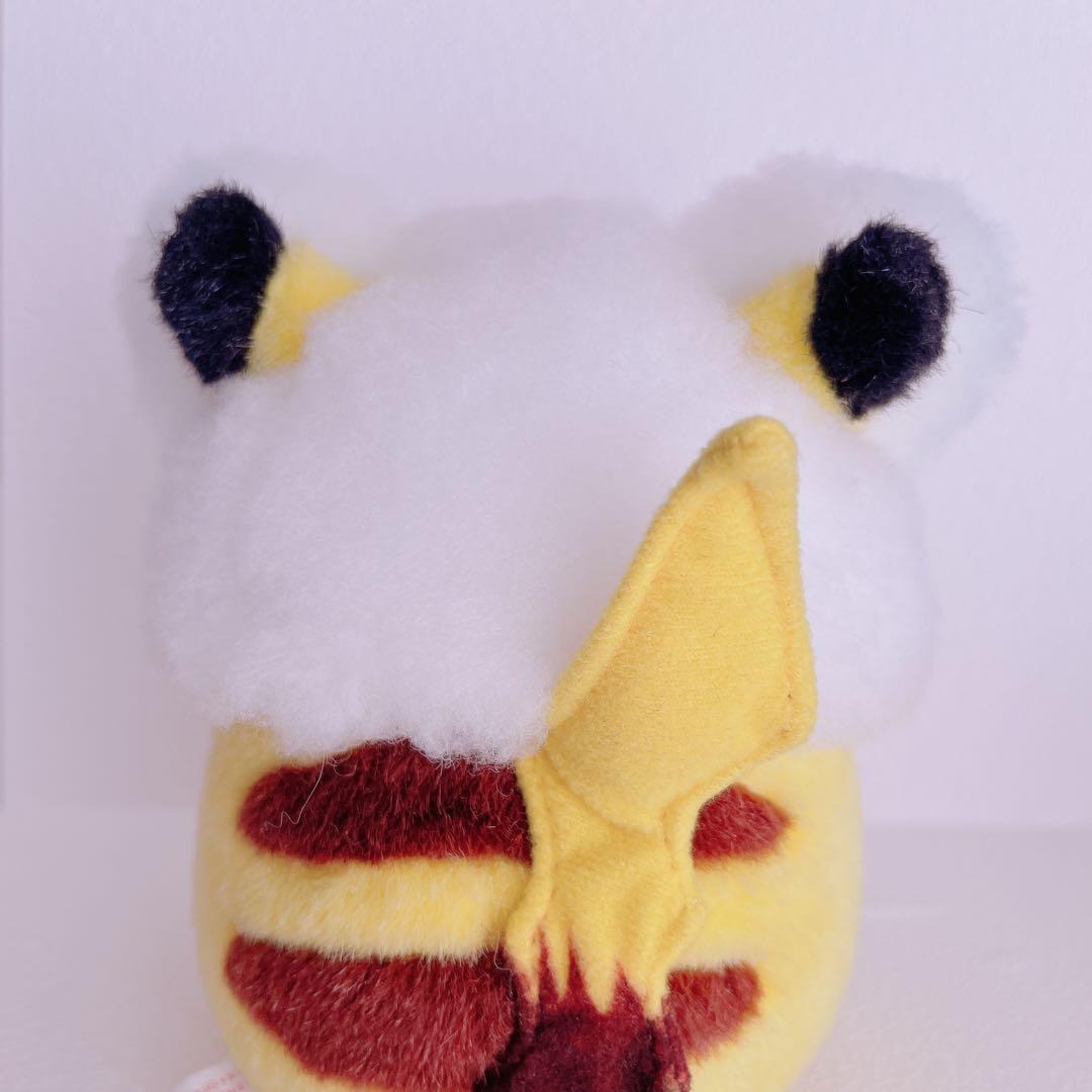 初期ピカチュウ ハンドメイド　ホワホワさん帽子（ミント）