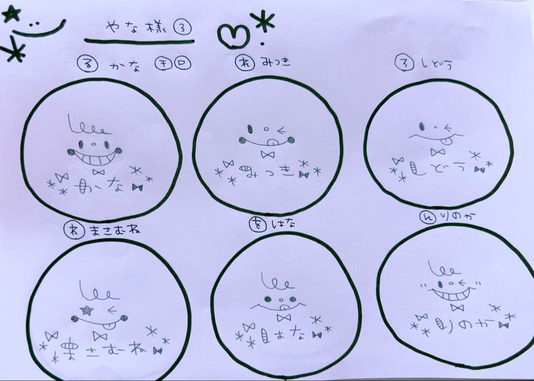 ▼やな様オーダーページ△