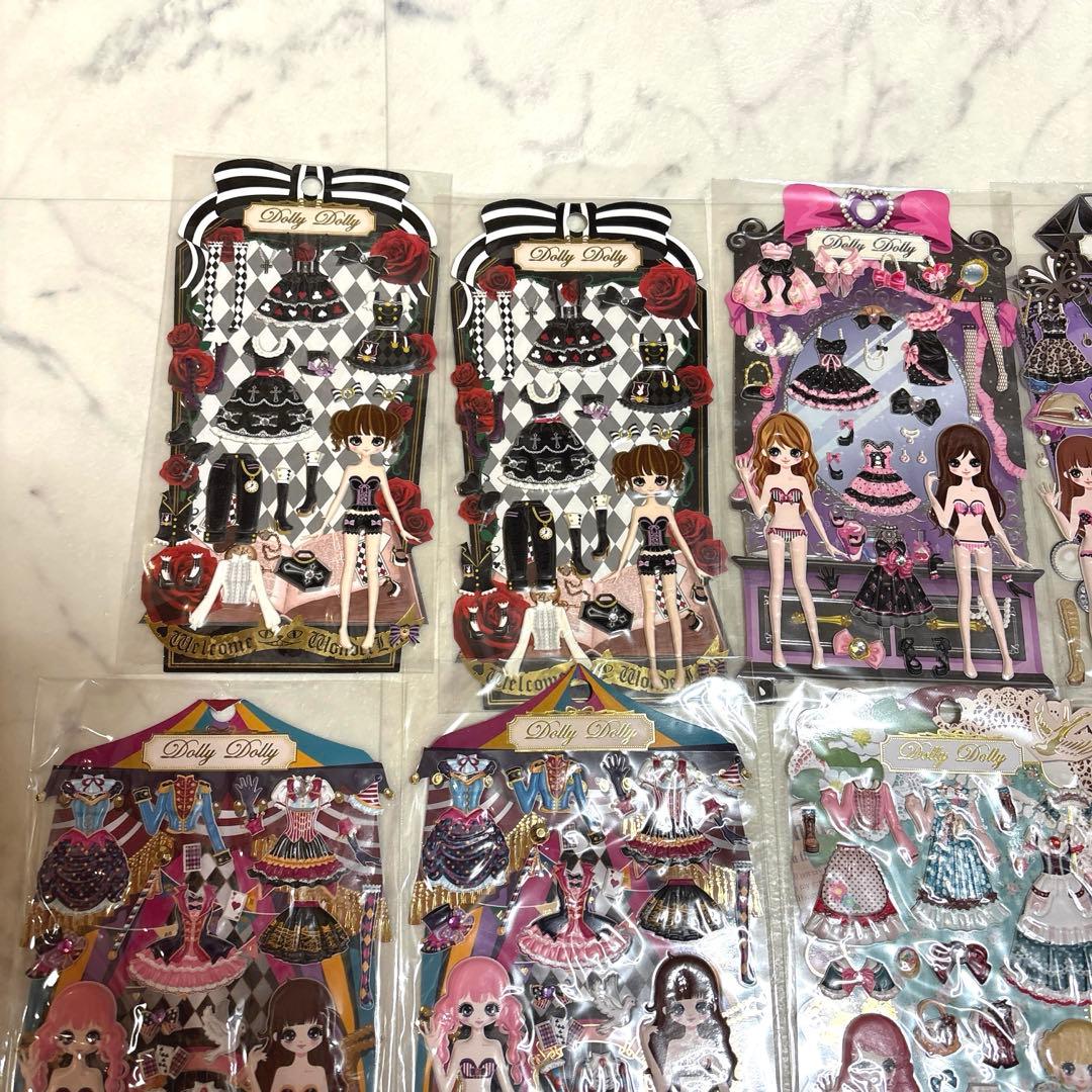 レア！平成レトロ クーリア DollyDolly 女の子 着せ替え シール