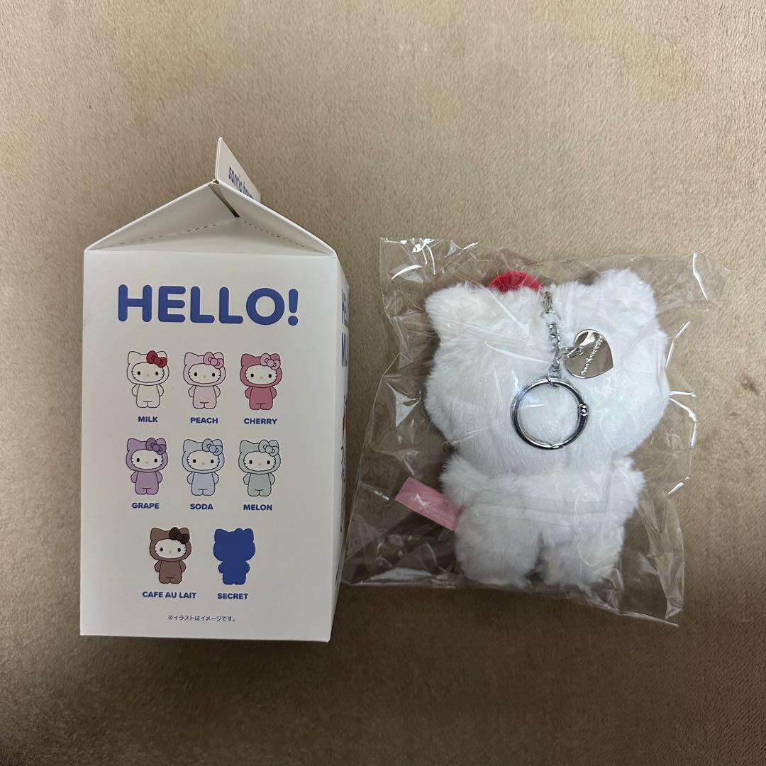 sanrio house フラッフィー ハローキティ チャーム　MILK