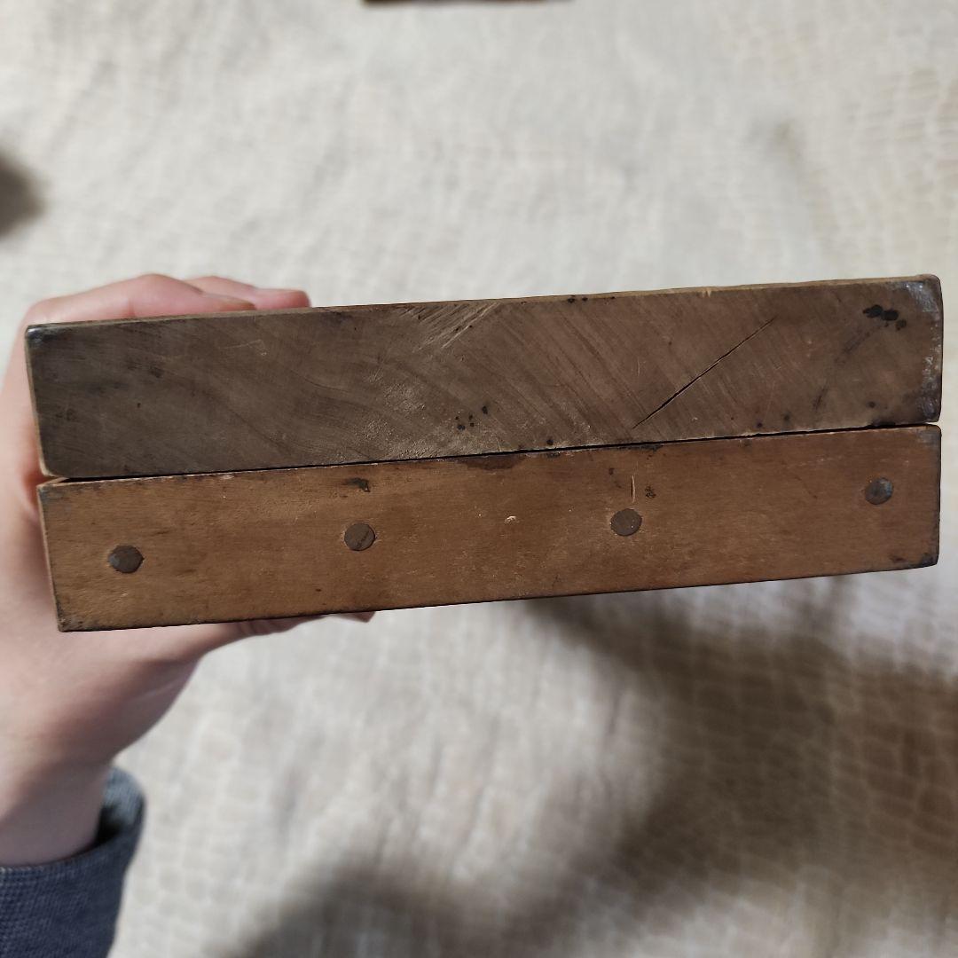 菓子木型-45 鯛・大　古い 木型 菓子型 和菓子 木製 古道具 古物