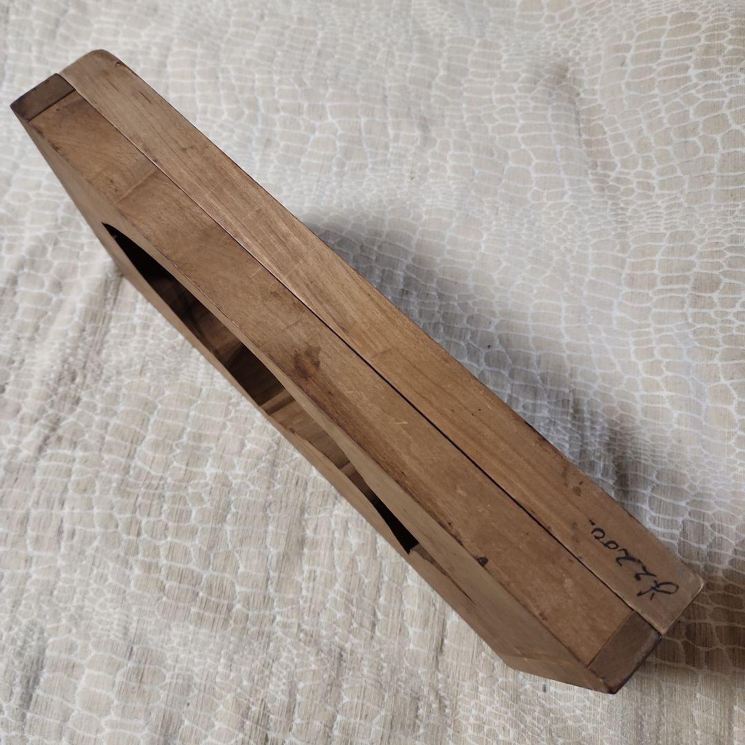 菓子木型-45 鯛・大　古い 木型 菓子型 和菓子 木製 古道具 古物