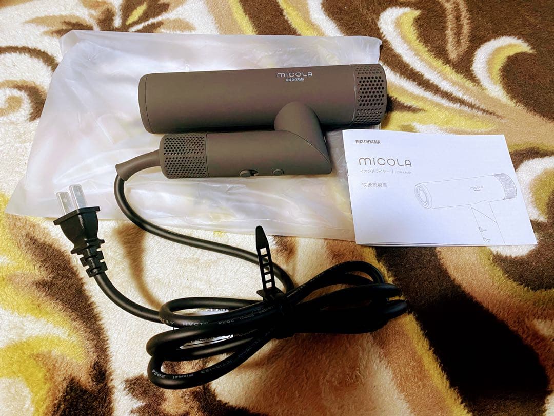 MiCOLAイオンヘアドライヤー グレー