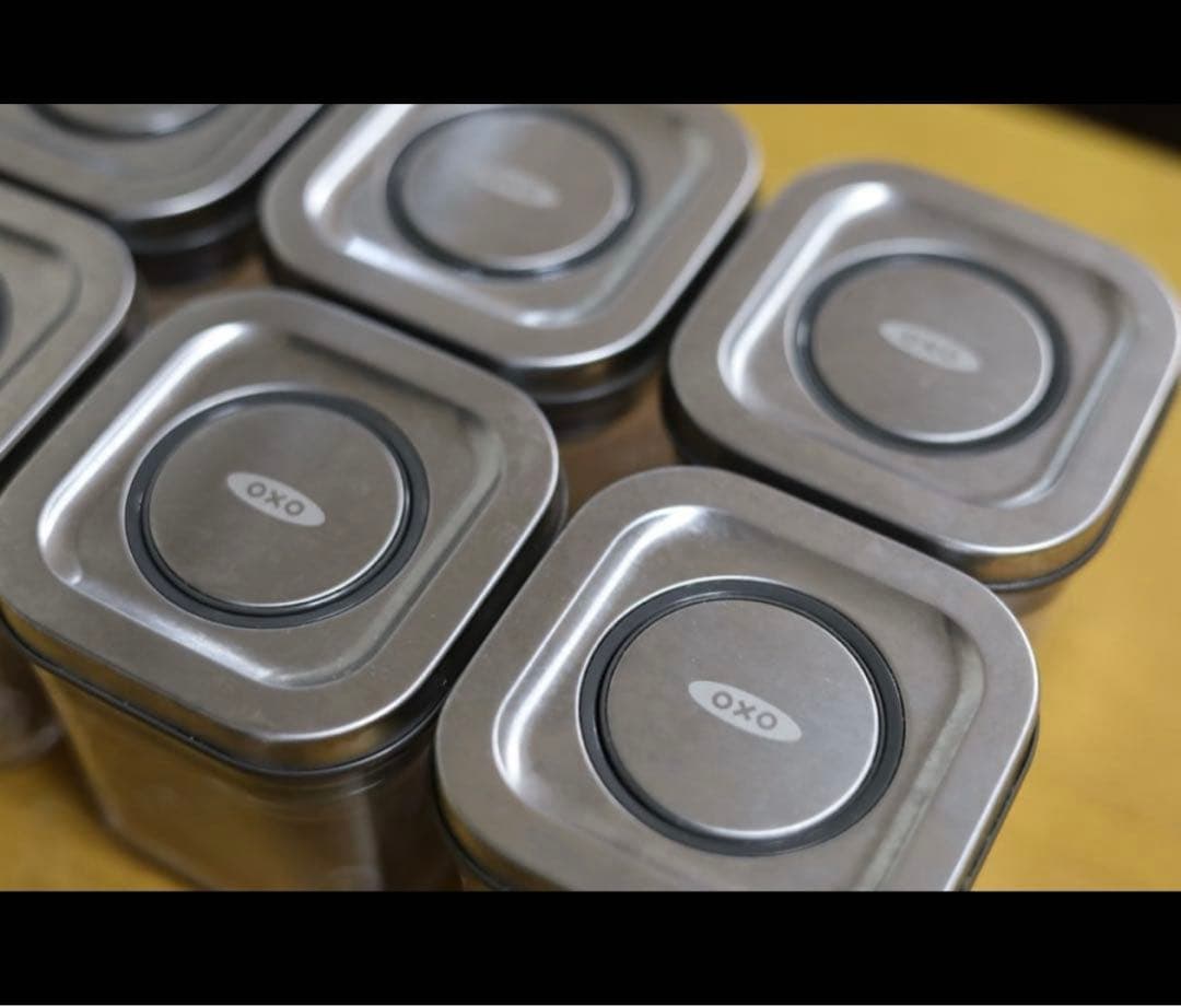 OXO ステンレススチール ミニ食品保存容器 8個セット