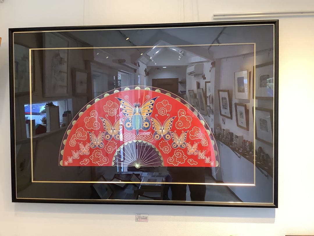 エルテ　シルクスクリーン版画　マダムバタフライ