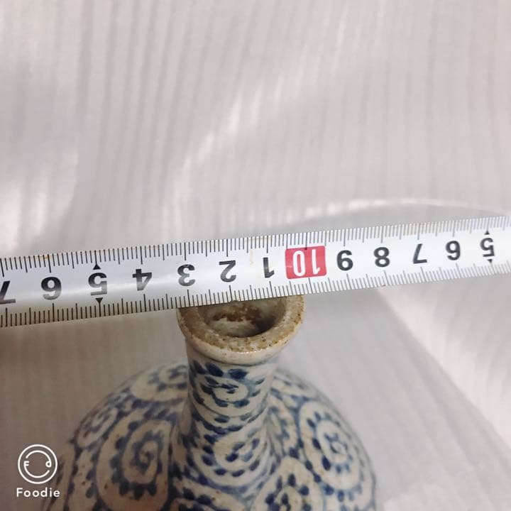 江户时期物品。たこ唐草の壺。花瓶。