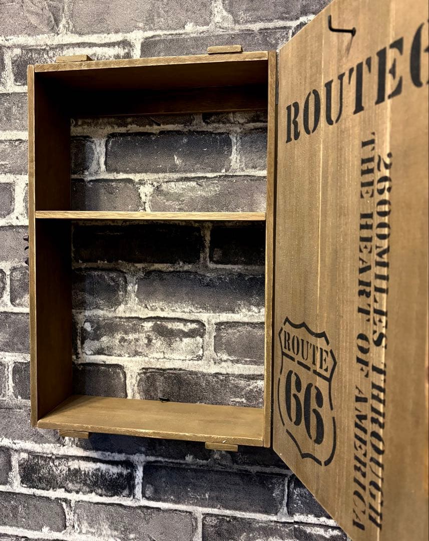 No.995 男前インテリア　ルート66 ROUTE66 ウォールシェルフ