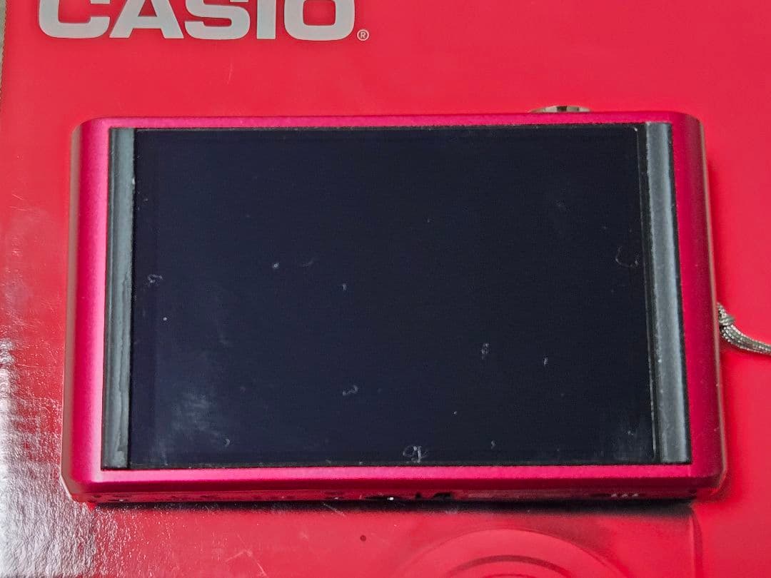 【動確済】CASIO EX-Z3000 レッド 付属品元箱付 平成 コンデジ