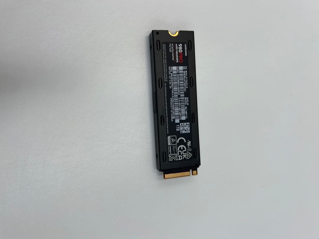 Samsung 980 PRO 1TB SSD ヒートシンク付き　ps5