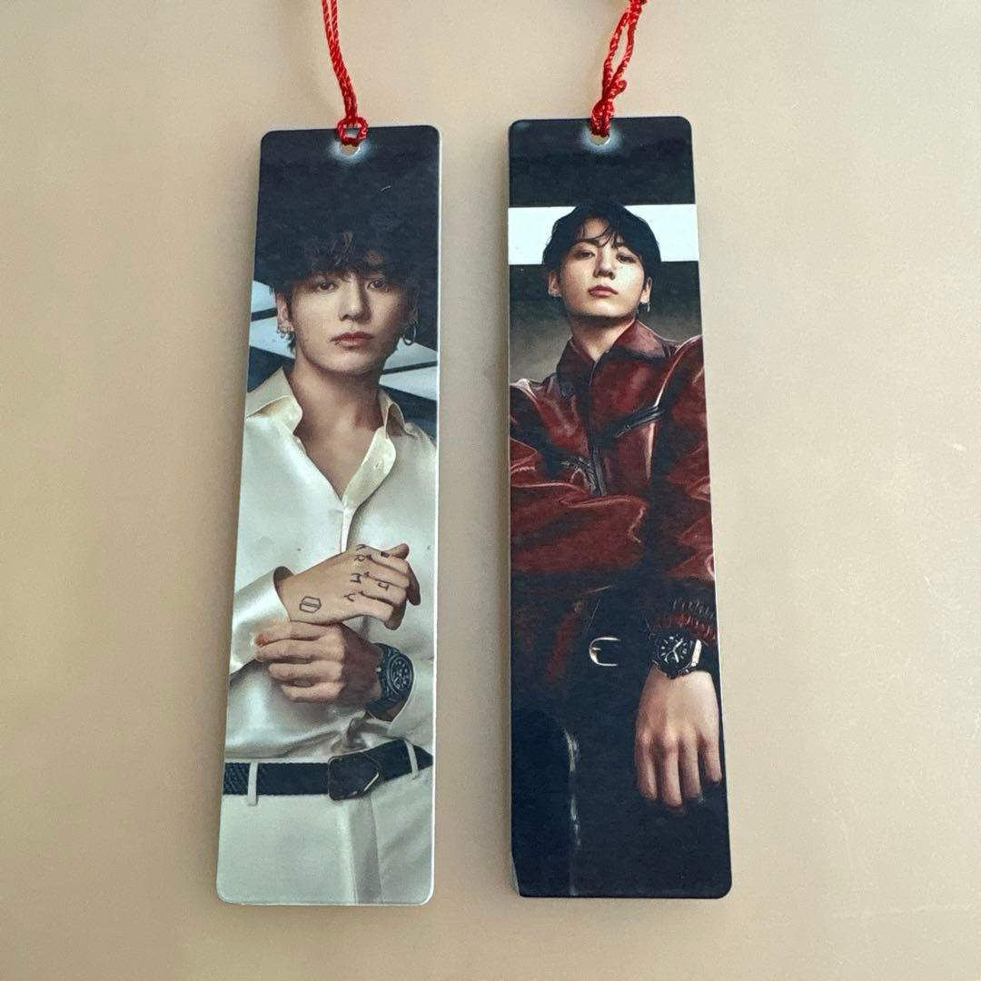 （♥︎ローズ♡様）jungkook ジョングク タッセル付きメタルブックマーク