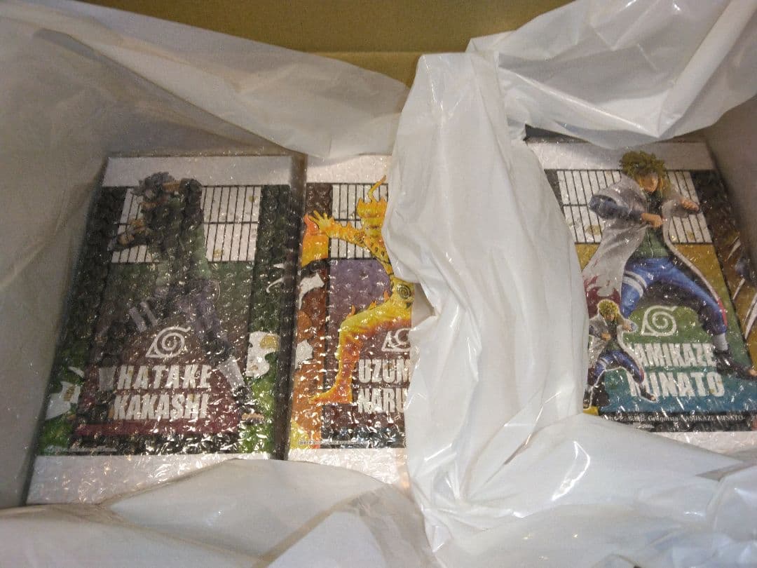 匿名送料込み　ナルト疾風伝Grandistaナルト　ミナト　カカシ計3点