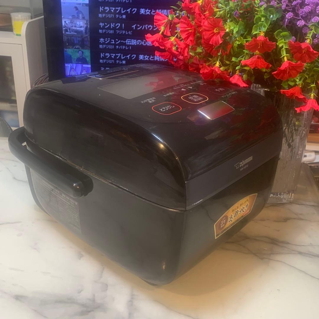激安■象印炎舞炊き 圧力IH炊飯ジャー　NW-KB10型　5.5合　2019年■
