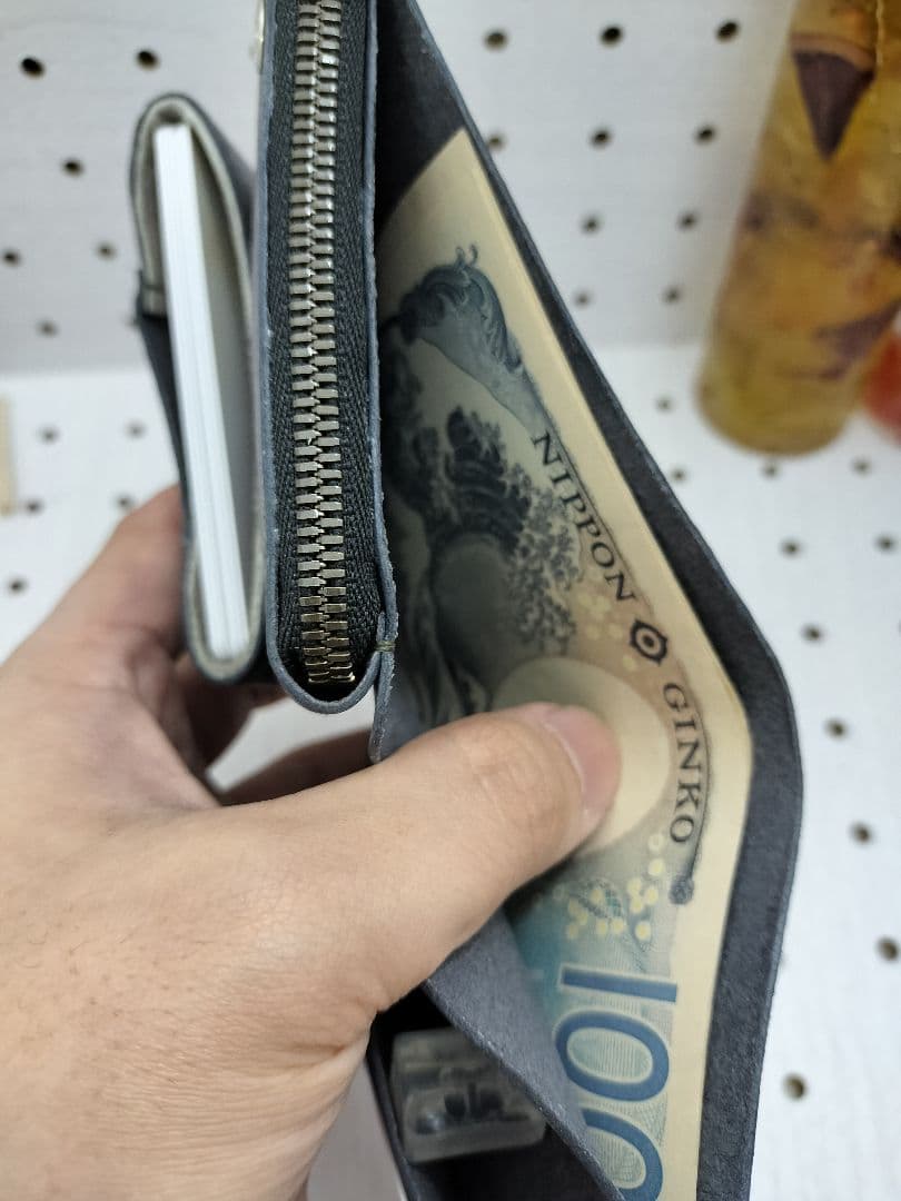 二つ折り財布 ハンドメイド レザークラフト