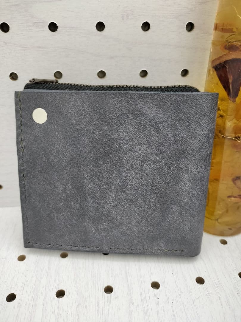 二つ折り財布 ハンドメイド レザークラフト