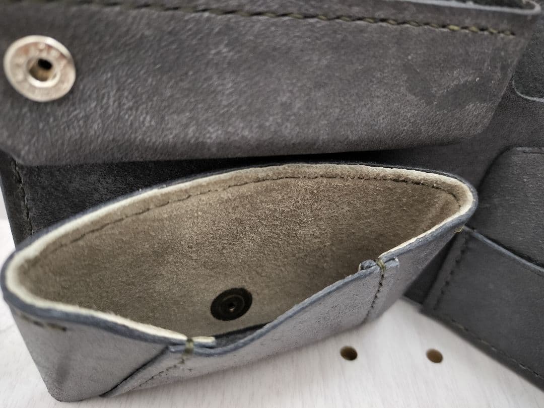 二つ折り財布 ハンドメイド レザークラフト