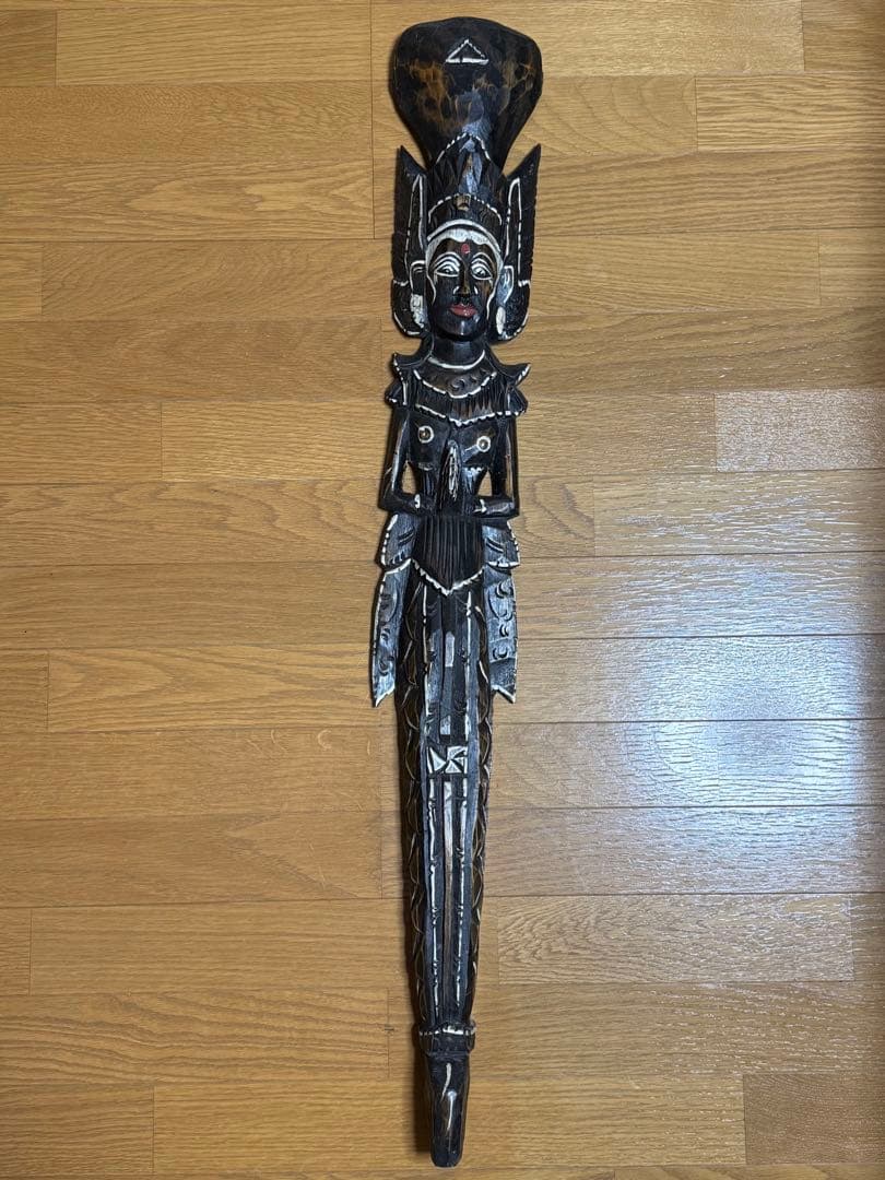 バリ島・現地購入のハンドメイド置物 4点セット | インテリアに最適