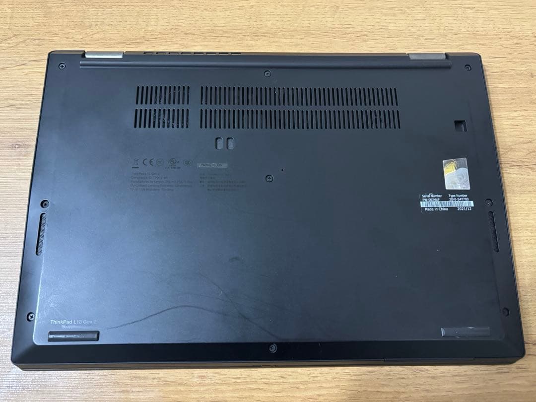 Windowsノート本体 Thinkpad l13gen2 16gb 256gb