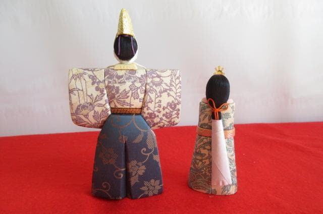 最終値下げ　人形作家　野村嘉光作　木目込み人形　親王びな