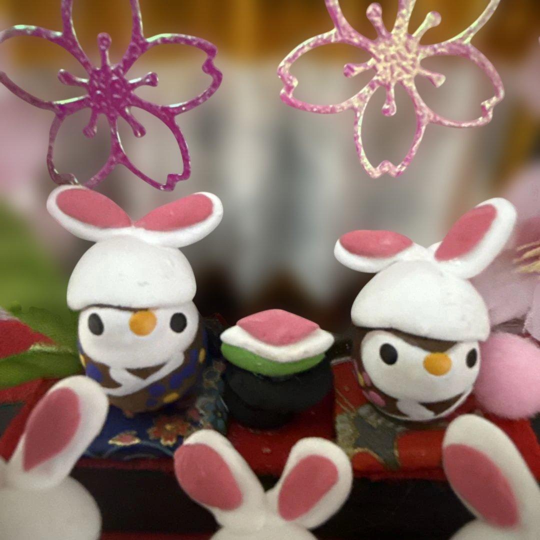 どんぐりアート♡春のオブジェ　(手のひらサイズ)ぽかぽか春一番　お花見オブジェ♡