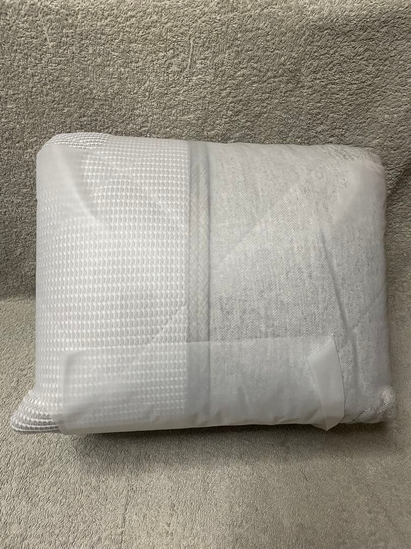 ニトリ　両面使えるゴムバンド付き 敷パッド　ダブル　グレー　2点セット