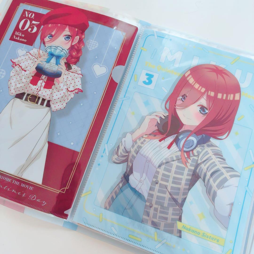 五等分の花嫁　ごと嫁　クリアファイル　まとめ売り