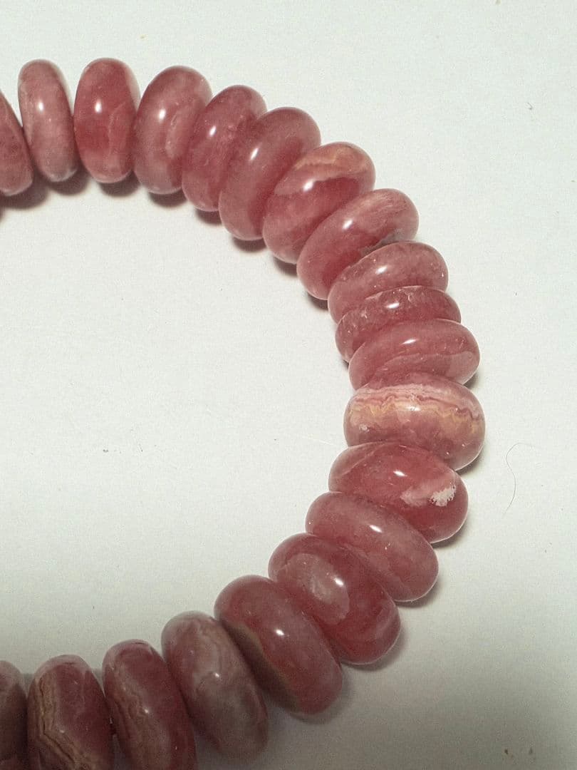 BIGサイズ✨ボタンカット　バラ色の愛の石　インカローズ