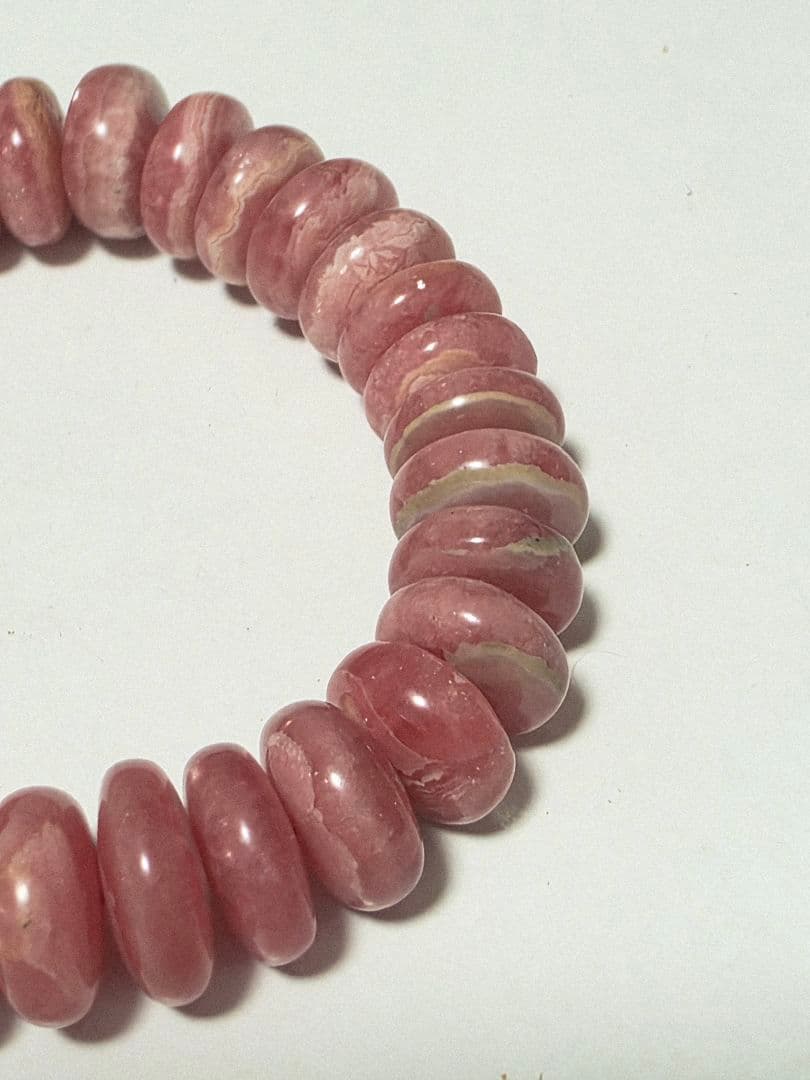 BIGサイズ✨ボタンカット　バラ色の愛の石　インカローズ