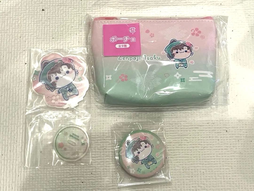 フリューくじ　忍たま乱太郎 善法寺伊作セット　セミコンプ