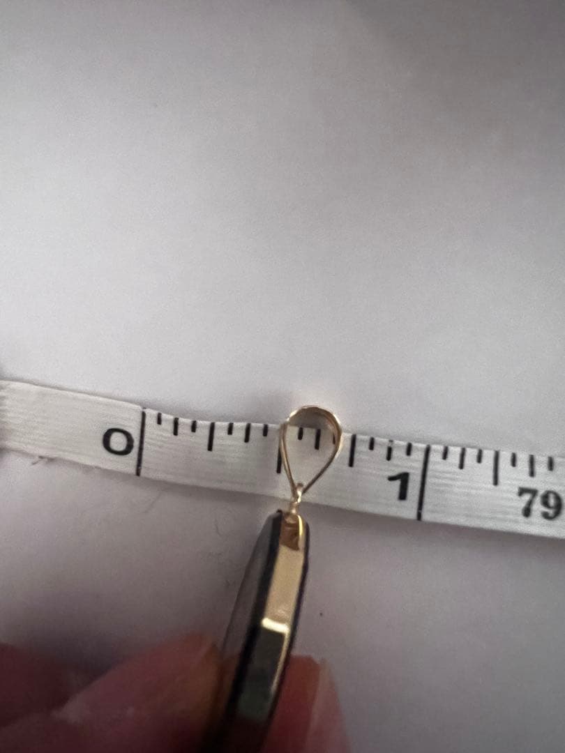 K24ネックレストップ K18枠 ツバル ペンダントトップ