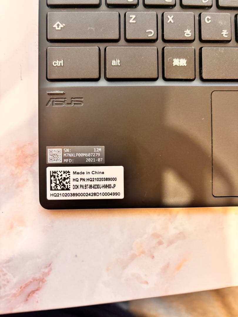Chromebook本体 ASUS Chromebook Detachable CM3 128GB