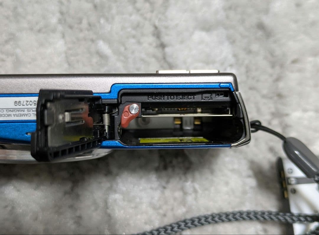 【動作確認】OLYMPUS オリンパス μ1020 ロイヤルブルー　コンデジ