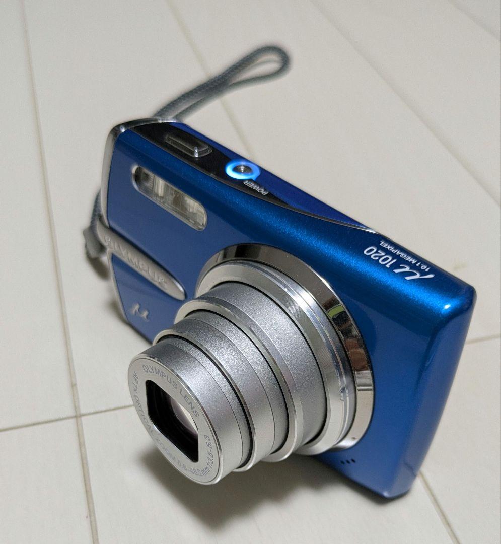 【動作確認】OLYMPUS オリンパス μ1020 ロイヤルブルー　コンデジ