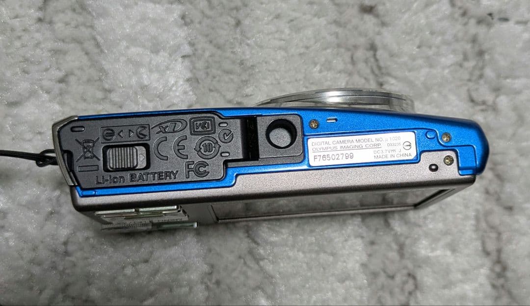 【動作確認】OLYMPUS オリンパス μ1020 ロイヤルブルー　コンデジ