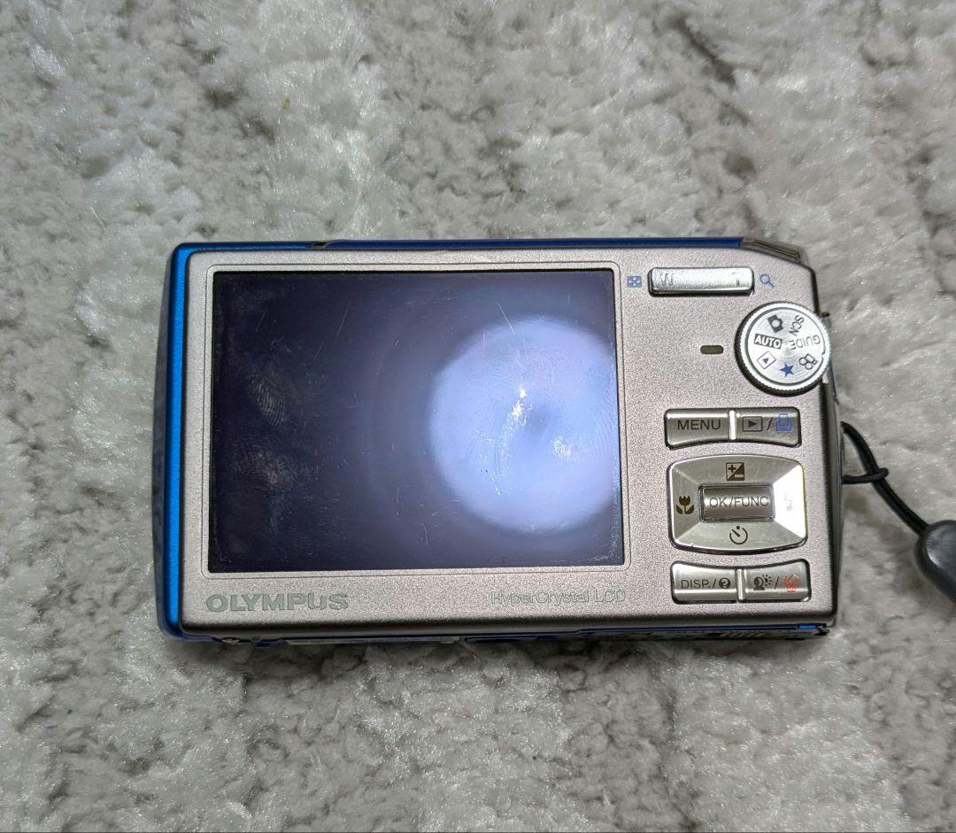 【動作確認】OLYMPUS オリンパス μ1020 ロイヤルブルー　コンデジ
