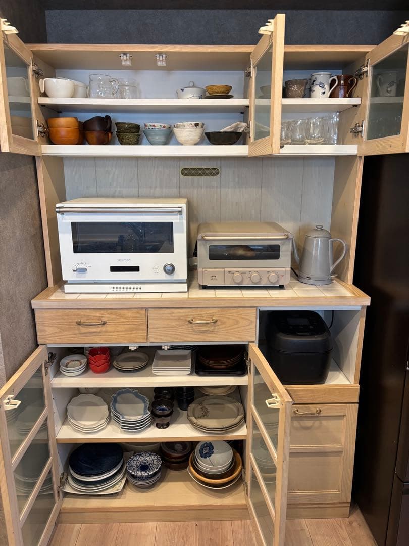 売り切りSALE！食器棚　フレンチ風　シャビーシック