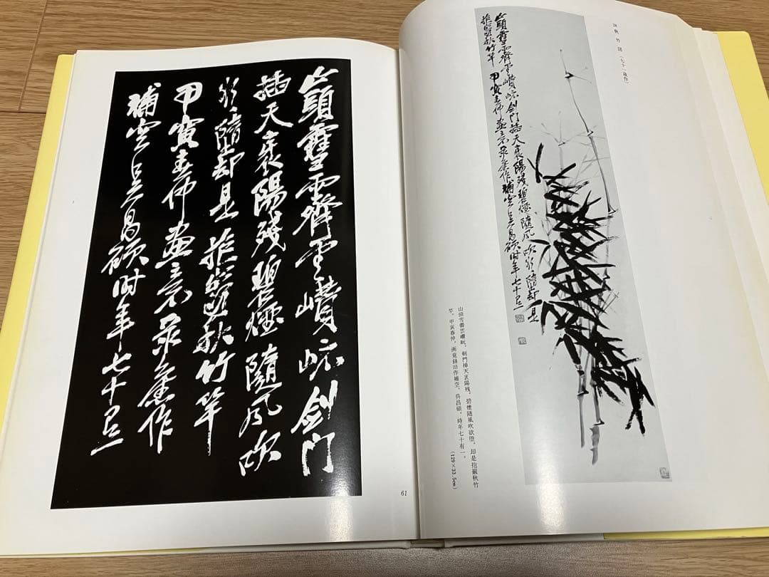 王鐸の書法2冊・呉昌硯の画と賛