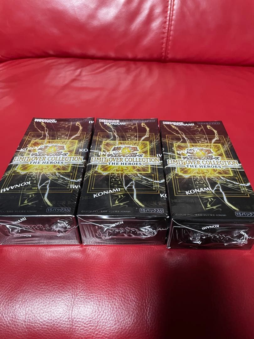 遊戯王　リミットオーバーコレクション　3BOX　シュリンク有り