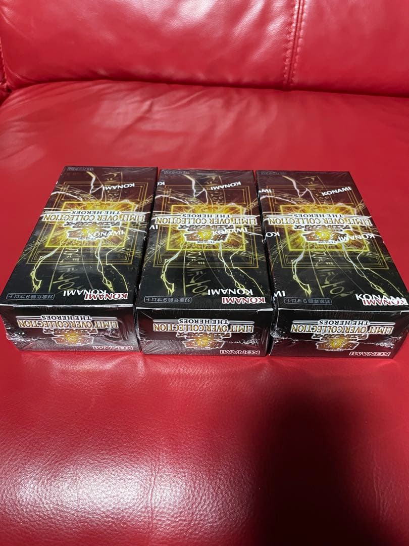 遊戯王　リミットオーバーコレクション　3BOX　シュリンク有り