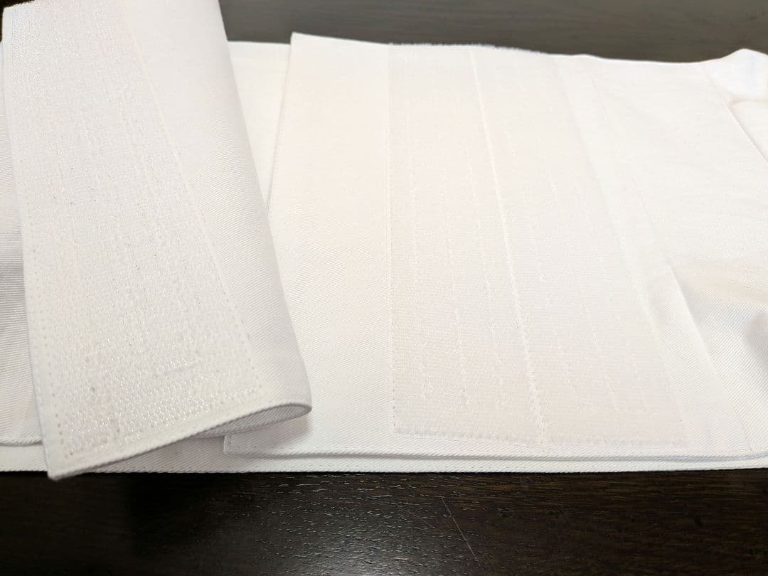 ハンドメイドお祭り白腹巻「巻風椿」ウエスト約85〜90cm