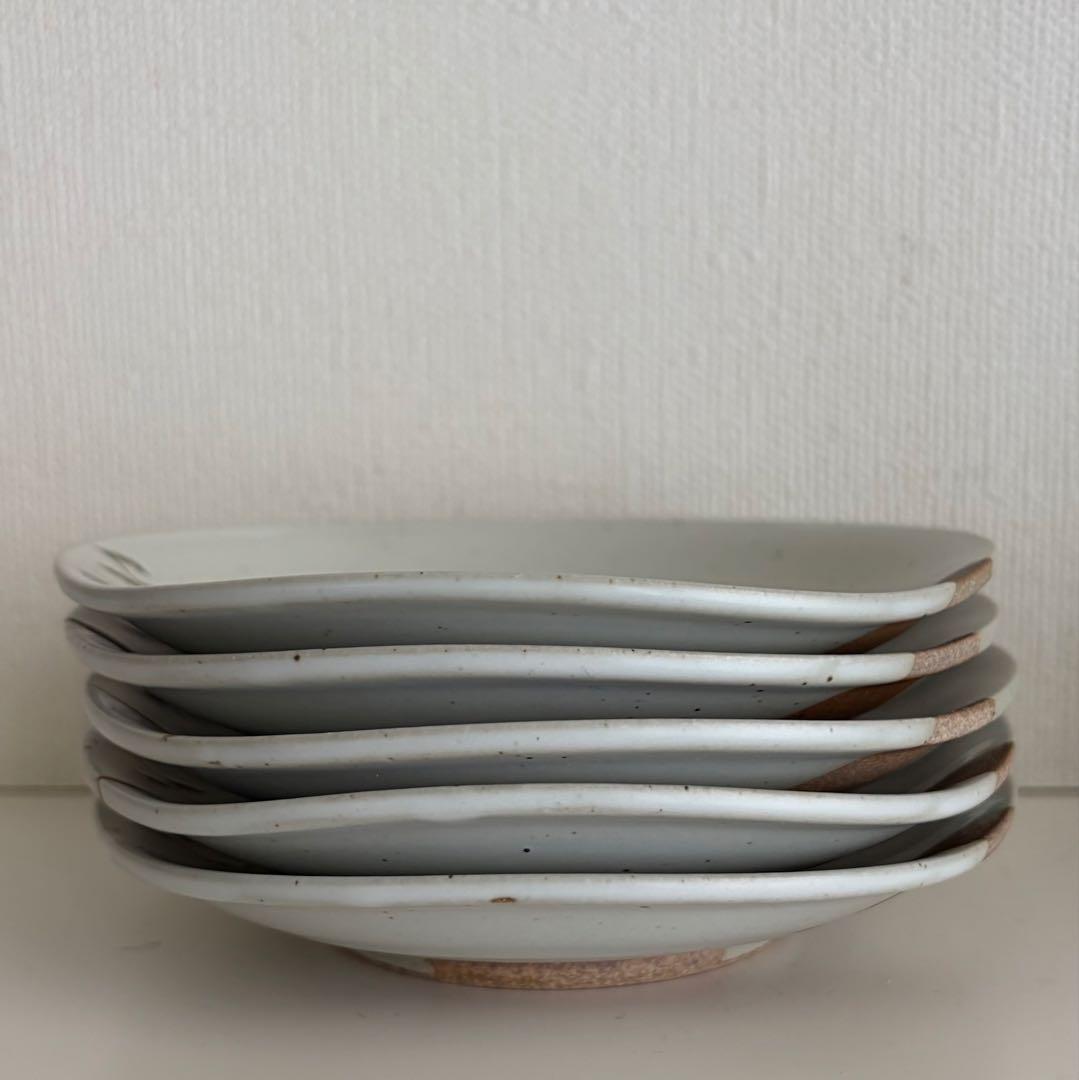 【新品未使用】九谷焼 秋月 皿揃 5枚 木箱入 Kutani ware